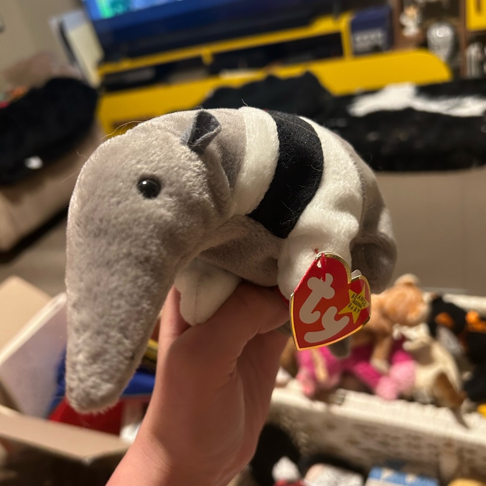 Ty Original Beanie Baby Ants The Anteater - RARE Tag W/ Errors Vintage 1998